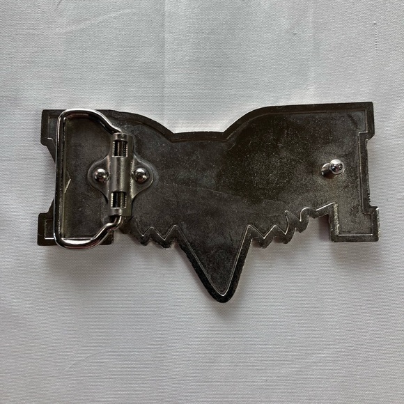 VINTAGE Fox Racing Pink Enamel Belt Buckle FXR Motocross Y2K 2000s Promo - Picture 2 of 2